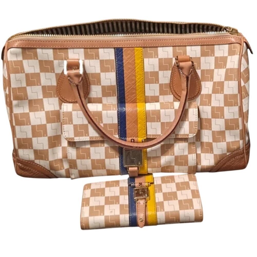 L.A.M.B Gwen Stefani Speedy Duffle Bag & Wallet